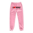 thumbnail image 4 of BLTIBY Womens Mens Sweatpants Valentine's Day Printed Fleece Thicked Unisex Casual Sweat Pants Workout Athletic Joggers with Pockets Pink L, 4 of 4