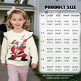 thumbnail image 2 of DISNIMO Toddler Christmas Sweatshirt Girls Santa Claus Printed Pullover Tops Crewneck T-Shirts Long Sleeve Sweatshirt for Toddler Girls 1-2 Years, 2 of 7
