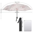 thumbnail image 2 of Floral Colorful Flowers Umbrella for Rain - Portable, Double Layer Automatic Folding Umbrella UV Protection for Rain Car Travel Outdoor Men Women, 2 of 8