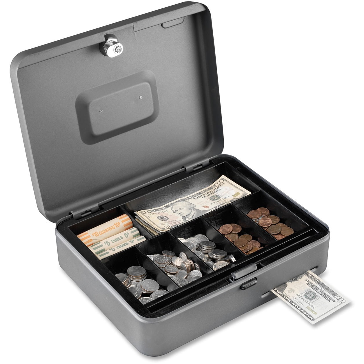 Steelmaster, MMF2216119G2, Cash Slot Security Boxes, Gray
