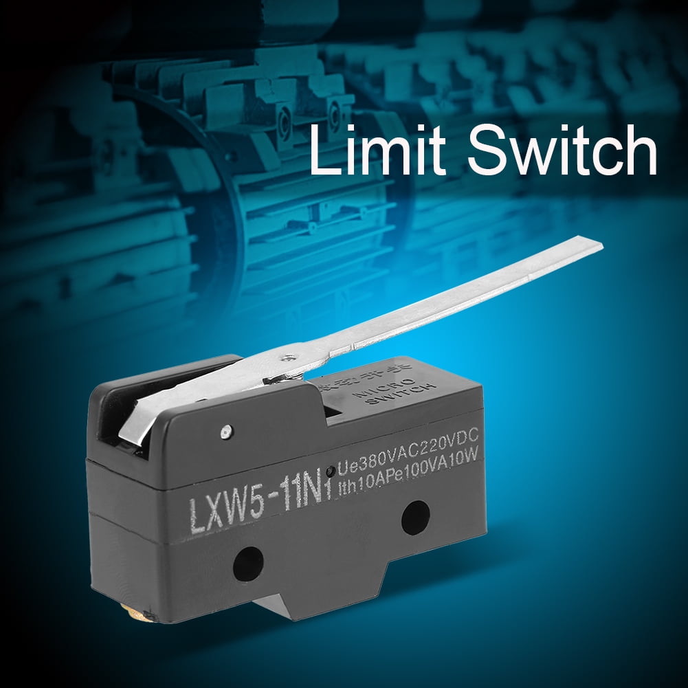 Garosa Micro Switch, LXW511N1 3A Micro Limit Switch Long Lever Arm