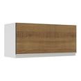 thumbnail image 1 of Alacena Gabinete Superior Madesa Glamy 70 cm 1 Puerta Abatible - Blanco/Marrón Madesa G25702GL, 1 of 5