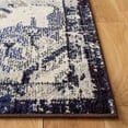 thumbnail image 3 of SAFAVIEH Madison Elinor Traditional Distressed Area Rug, Black Purple/Beige, 9' x 12', 3 of 8