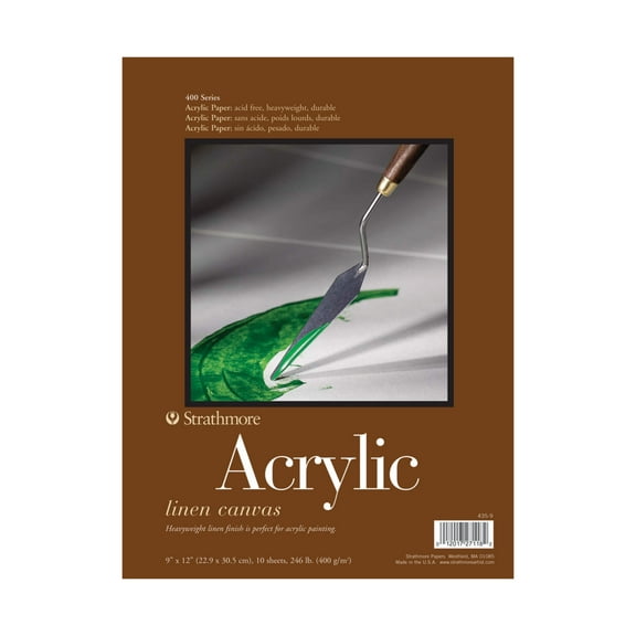 Strathmore Acrylic Paper Pad, 400 Series, 9in x 12in