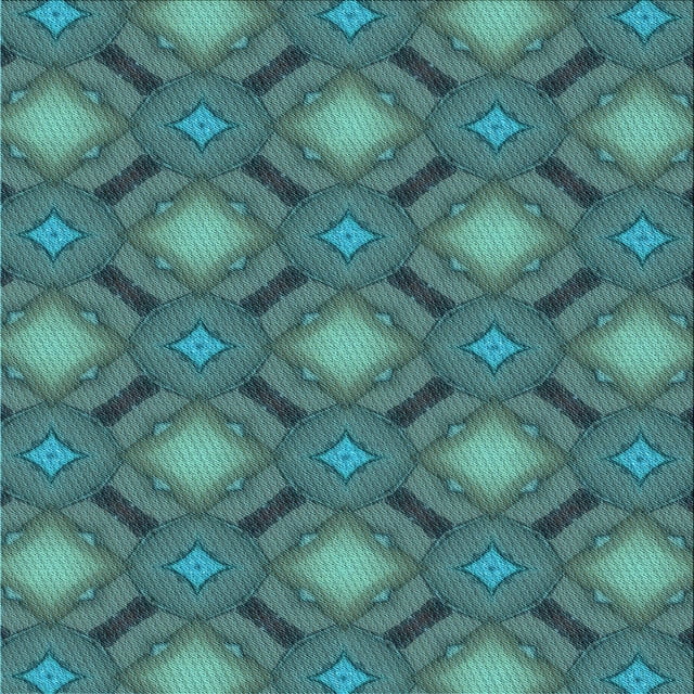 Ahgly Company Machine Washable Indoor Square Transitional Deep-Sea Green Area Rugs, 8' Square