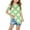 Green#02, variant on Favoffer Unisex Kids' Summer Stretchy Multicolor Rainbow-Daisy Graphic Tee & Relaxed Round Neck Short-Sleeve Playful Top, for Casual, Travel, Play, Gifting 3-12Y