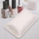 thumbnail image 4 of Cojín elegante de cuero sintético para reposamanos, almohadilla para la muñeca para decoración de uñas blanco, 4 of 7