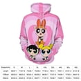 thumbnail image 2 of The Powerpuff Girls Unisex Sweatshirts Loose Pullover Sweater Hooded Hoodie 3D Printing Jacket Winter Fall Clothes S, 2 of 7