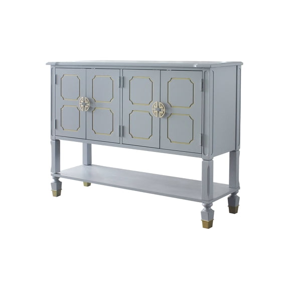 Acme House Marchese Server Pearl Gray Finish