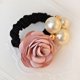 thumbnail image 2 of GOOHOCHY Coletero con cinta de satén y rosas para mujer (rosa), 2 of 6