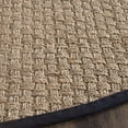 thumbnail image 4 of SAFAVIEH Natural Fiber Arbor Bordered Area Rug, Natural/Black, 8' x 8' Round - Coastal Design, Natural & Black, Seagrass, Ideal for Entryway, Kitchen, Living Room, Office, 4 of 11