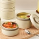 thumbnail image 5 of Juego de fiambrera térmica Bento, contenedores de almuerzo aislados portátiles con bolsa térmica para escuela, oficina y Camping, 2 uds., 5 of 10