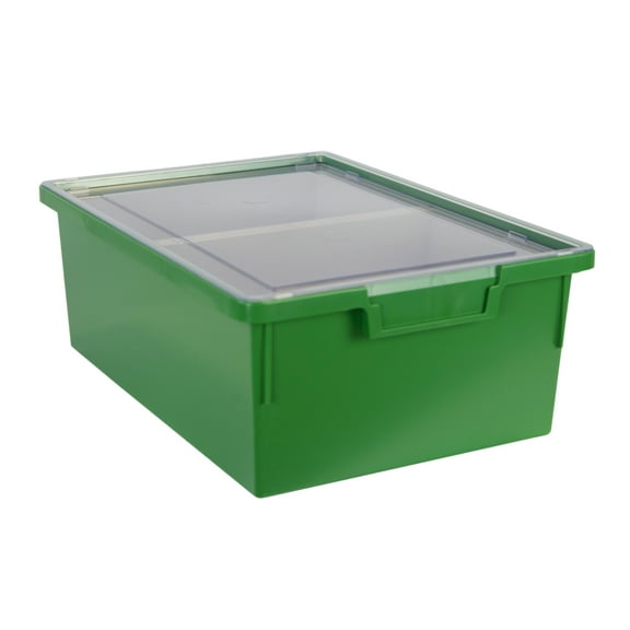 Bin/ Tote/ Tray Divider Kit - Double Depth 6" Bin in Primary Green - 1 pack