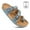 BLUE, variant on Seraph Comfortable Cork Footbed Womens Slide Sandals