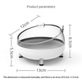 thumbnail image 2 of Tilted Cat Food Bowls, 15° Slanted Bowl for Dogs and Cats, Tilted Bowl Pet Feeder, Non-Skid & Non-Spill, Easier to Reach Food, 2 of 6