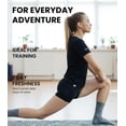 thumbnail image 6 of 𝗕𝗥𝗘𝗔𝗧𝗛𝗔𝗕𝗟𝗘 Women’s Merino Wool Short Sleeve T-Shirt with  Included Hiking Socks - Merino.tech, 6 of 7