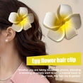 thumbnail image 2 of Plastic Flower Hair Clip for Girls and Women: Versatile, Easy-to-Use, Lightweight for Wedding and Beach Photos, 2 of 9