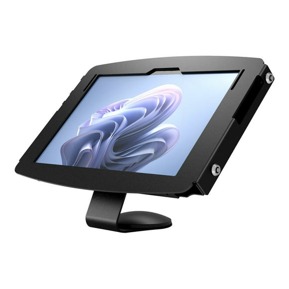 Compulocks Surface Pro 8, Pro 9 Enclosure Surface Pro 8-9 Space Core Counter Stand or Wall Mount - Boîtier - pour Tablette - Fixe 45 Degrés - Métal - Noir - Mural - pour Microsoft