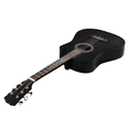 thumbnail image 3 of Tcbosik 38 inch Beginner Acoustic Guitar Kit, Starter Set with Case, Picks, Strings, Capo, Tuner and Strap, Matte Black, 3 of 10