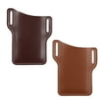 thumbnail image 4 of Arborister 2pcs PU Leather Phone Holster with Belt - Mixed Color Men', 4 of 10