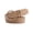 Khaki, variant on Women Belt Solid Color Wide Anti-break Adjustable Multi Small Holes Match Clothes Alloy Buckle Smooth Dress Waistband Clothes Accessory