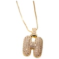 thumbnail image 1 of Rebajas por Tiempo Limitado, Collar con colgante de cadena con nombre y letras en inglés, regalo de moda para mujer Akmoler, 1 of 9