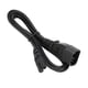 thumbnail image 4 of Cable IEC320 C14 a C7 macho a hembra, adaptador de corriente para Monitor LCD, impresora, cámara digital, 6,6 pies, 4 of 8