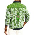 thumbnail image 3 of Christmas Vacation T Shirts Reindeer Sweater for Men Green XXXXL, 3 of 4