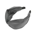 thumbnail image 4 of Unique Bargains 1 Pc Headband Cross Solid Hair Accessories for Women Gray, 4 of 5