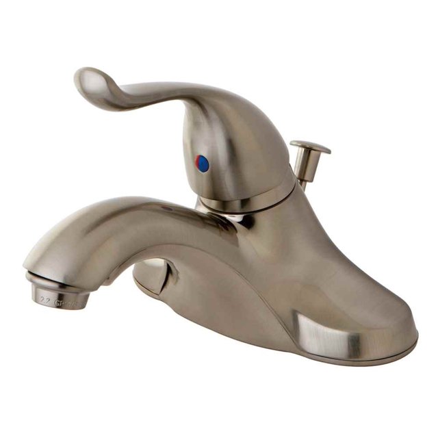 Kingston Brass Kb5548Yl Grifo De Baño Monomando De 4 Pulgadas, Níquel Cepillado