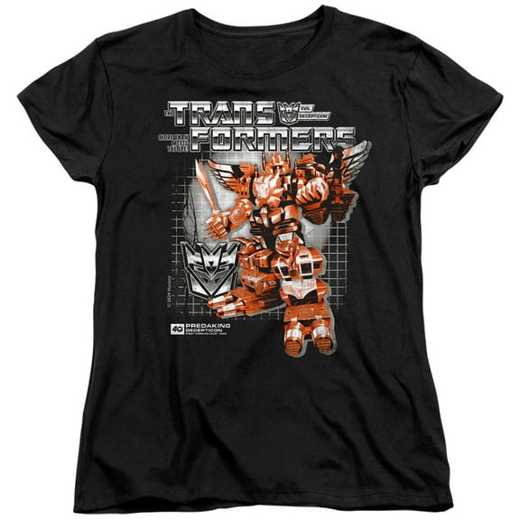 Transformers 40th Anniversary Predaking Box Women's T Shirt, Black, Large