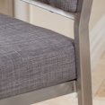 thumbnail image 2 of Ensemble de 2 tabourets de bar en tissu gris clair Jesse, 2 of 4