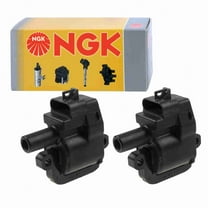 2 pc NGK 48619 Ignition Coils for 12556450 12558948 673-7105 920-1021 D580 E247 GN10374 IC334 UF-192 UF192 Spark Plug Wire Boot