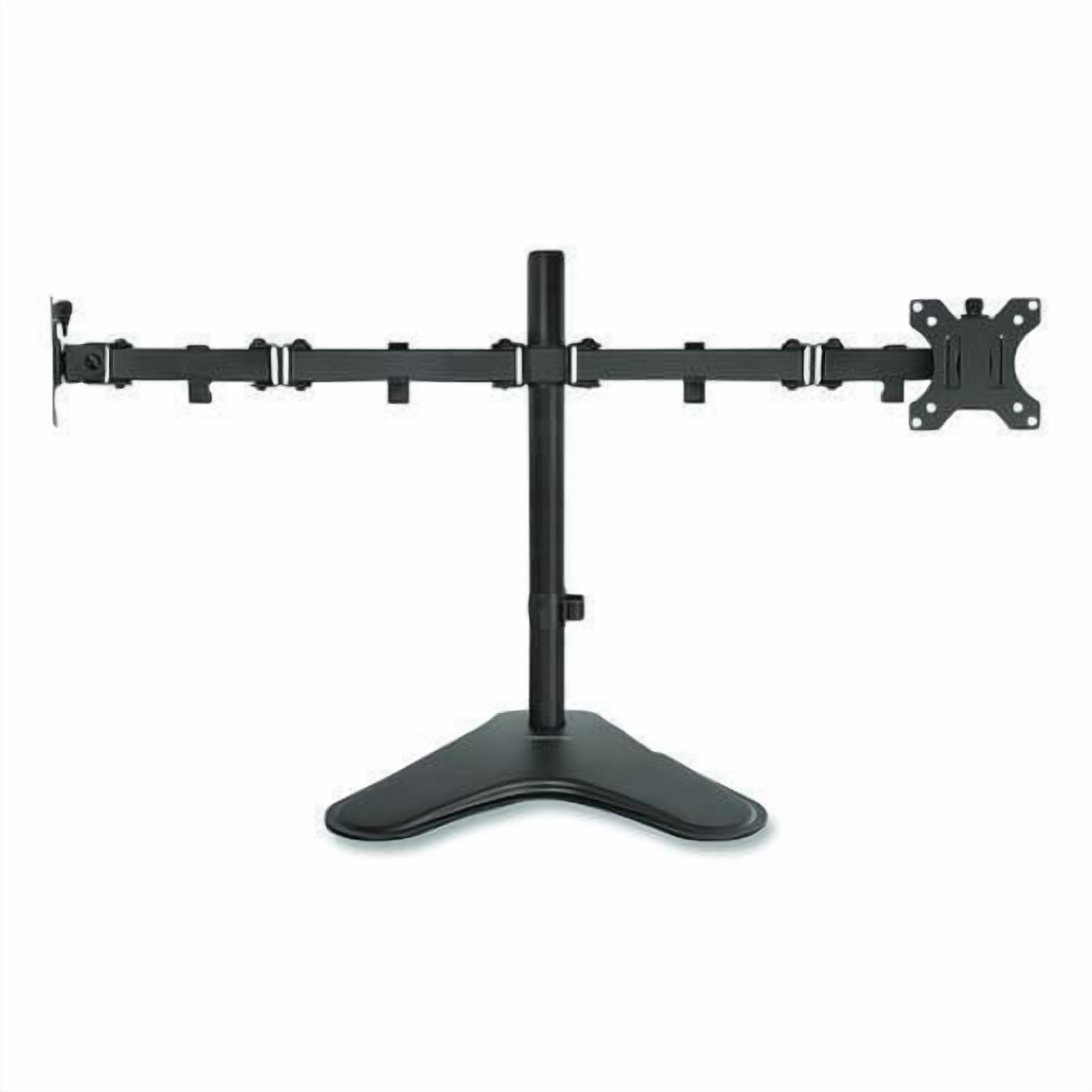 Dual Monitor Desk Stand, For 19" to 32" Monitors, 36.4" x 11" x 18.3", Black, Supports 17.6 lb | Bundle of 5