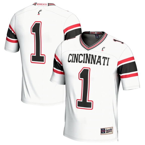 Youth GameDay Greats #1 White Cincinnati Bearcats Lightweight Football Fashion Jersey