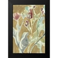thumbnail image 2 of Goldberger, Jennifer 11x14 Black Modern Framed Museum Art Print Titled - Flowers on Ochre I, 2 of 5