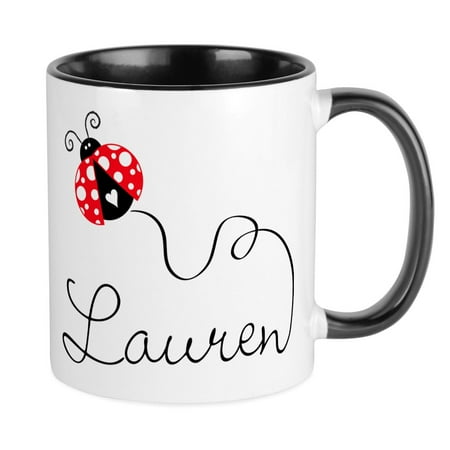 

CafePress - Ladybug Lauren Mugs - Ceramic Coffee Tea Novelty Mug Cup 11 oz
