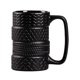 thumbnail image 2 of Taza de café con neumático de rueda, taza de té de cerámica, colecciones de tazas de bebidas, regalo de cumpleaños único para hombres, taza atractiva BLESIY taza de café, 2 of 8