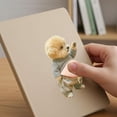 thumbnail image 3 of 3pcs Anti-Scratch Protection Teddy Stickers, 3D Soft Belly Pinch Toys, Silicone Sticker Protector for Car Door & Fridge Door, 3 of 8