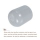 thumbnail image 4 of Protectores de patas de silla, 16 piezas de 3/4" - Tapas redondas de patas de silla de plástico, cubiertas antideslizantes para muebles (Gris), 4 of 7