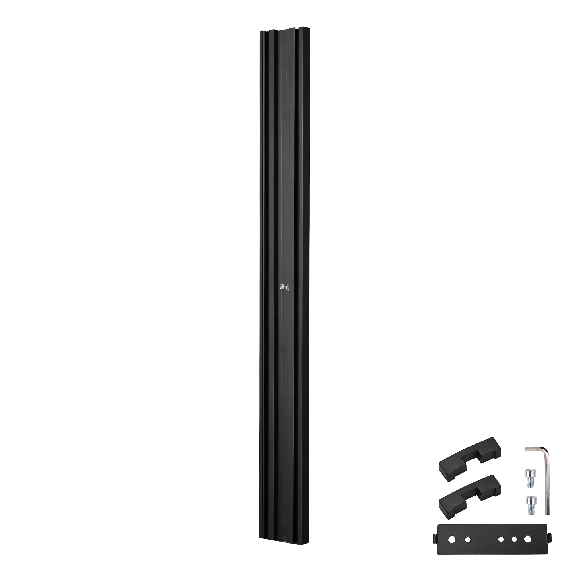 Yescom NexusX X-P Monitor Holding Pole Dual Monitor Arm for PC Mobile Cart Medical Trolley Cart Black