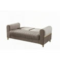thumbnail image 2 of Modern Contemporary Velvet 2PC Sofa (88"W * 33"D * 33"H) with Sleeper Function, 2 of 19