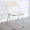 White, variant on Luxury Modern Acrylic Folding Chair Transparent Chairs-Ghost Stackable Crystal Folding Chair-PC Plastic Living Room Seat-Chrome Frame and Foldable Acrylic Chair for Inside
