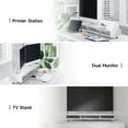thumbnail image 5 of Fenge Dual Monitor Stand, 42.5inch Long Monitor Stands Riser for 2 Monitors, 5 of 7