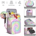thumbnail image 5 of Tie Dye Cooler Backpack 20L - Insulated Leakproof Soft Cooler Bag for Camping, Beach & Picnic - High Capacity (26 Cans), 20-Hour Cold Retention, Multiple Pockets - Rainbow Watercolor, 5 of 5