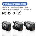 thumbnail image 4 of Adaptador de cargadores de pared multipuertos PD 25W + Dual QC3.0 para iPhone 13 Pro Xiaomi, 4 of 9