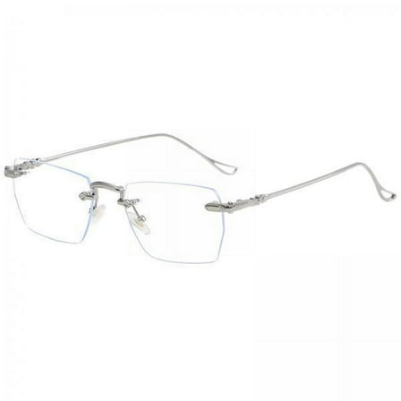 fenteer 2xLightweight Eyeglasses Transparent Blue Glasses