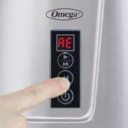 Omega Cold Press 365 Compact Masticating Vertical Juicer, 120W Low-Speed 3-Stage Auger, in Silver (JC3000SV13)