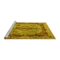 thumbnail image 2 of Ahgly Company Machine Washable Indoor Rectangle Persian Yellow Traditional Area Rugs, 8' x 12', 2 of 4