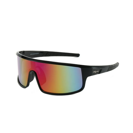 Piranha Eyewear Cody II Shield Sunglasses with Black Frames